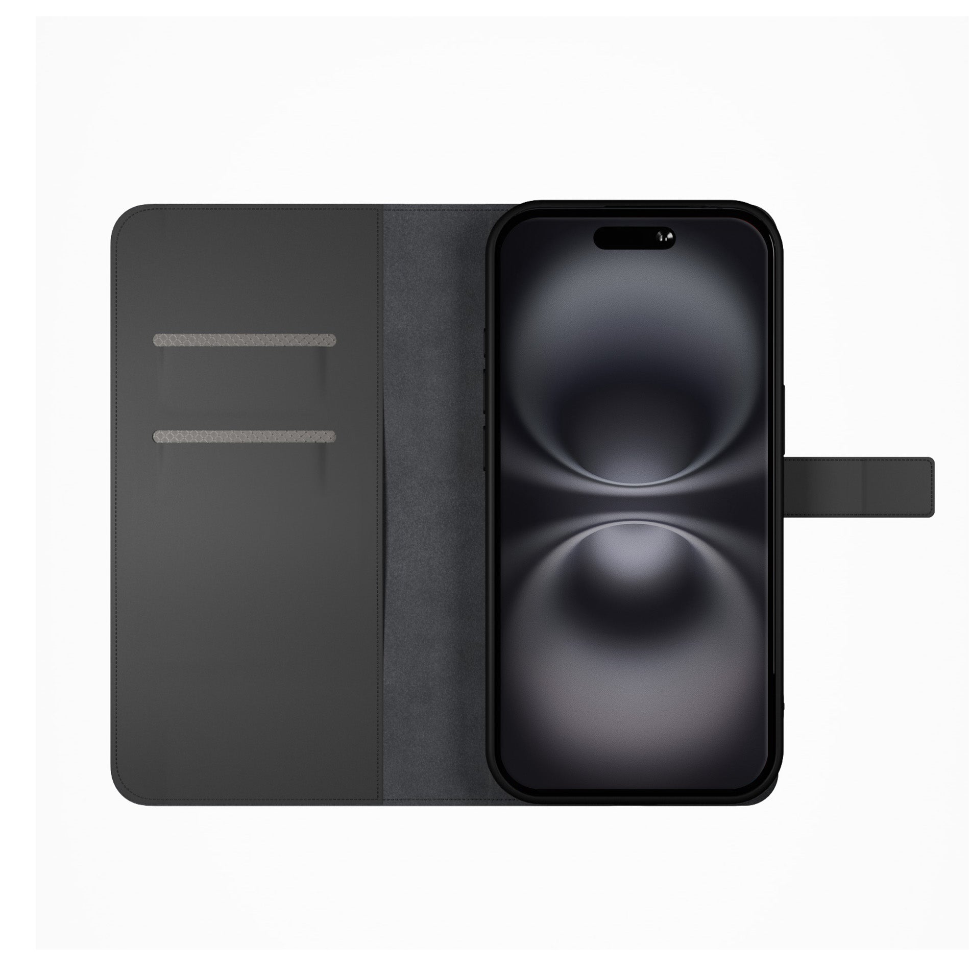 Custodia Wallet Stand per iPhone 16