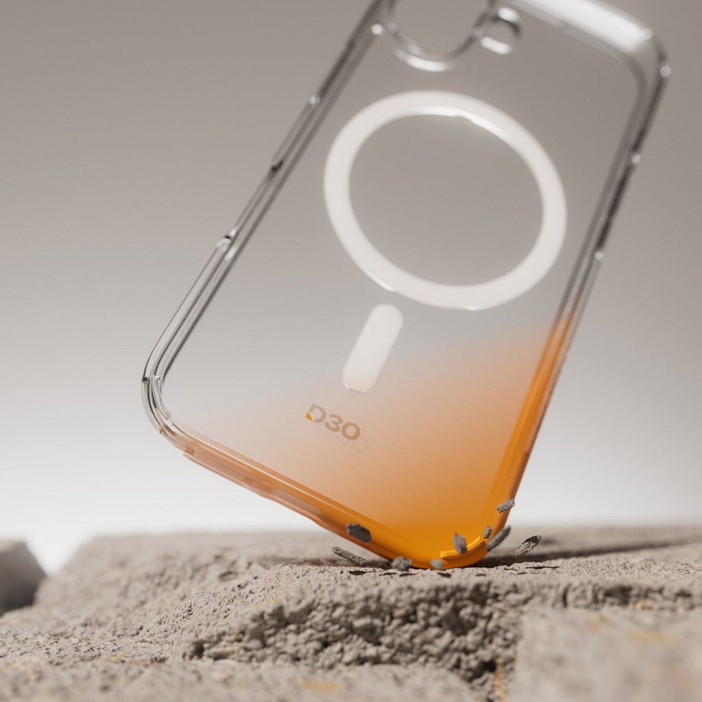 Cover Impact Clear D3O® Bio per iPhone 16