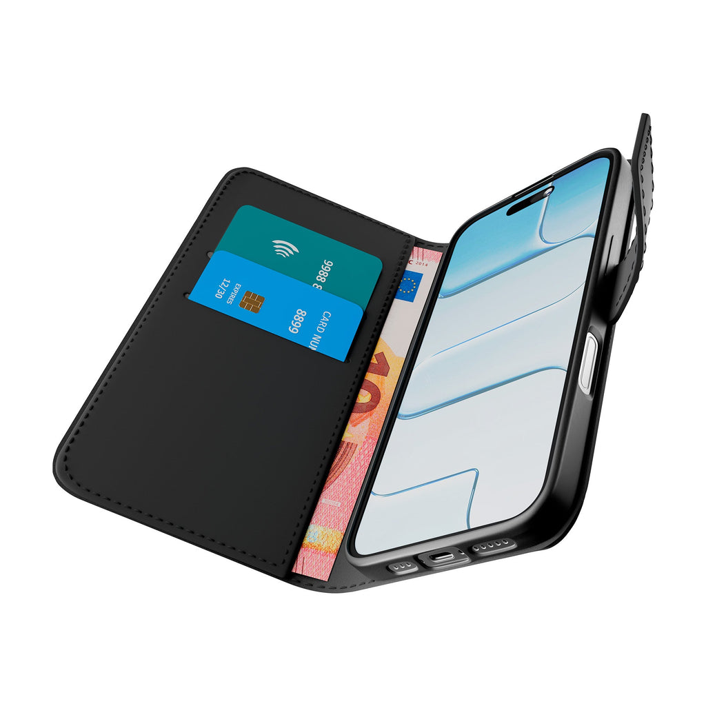 Custodia Wallet Stand per iPhone 17