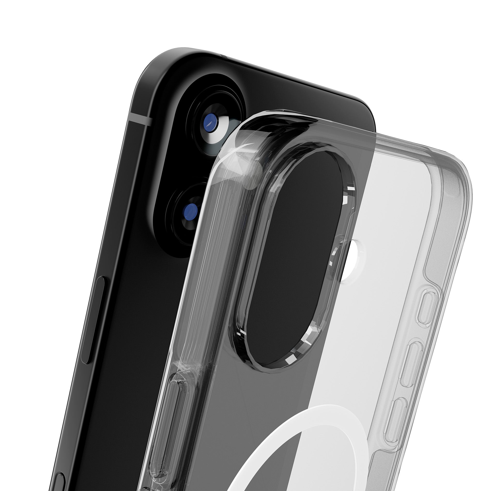 Cover Impact Clear D3O® Bio per iPhone 17