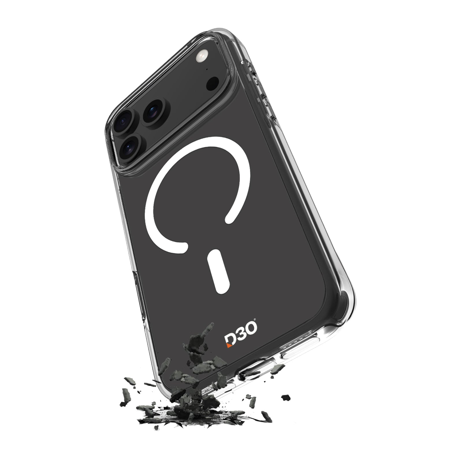 Cover Impact Clear D3O® Bio per iPhone 17 Pro