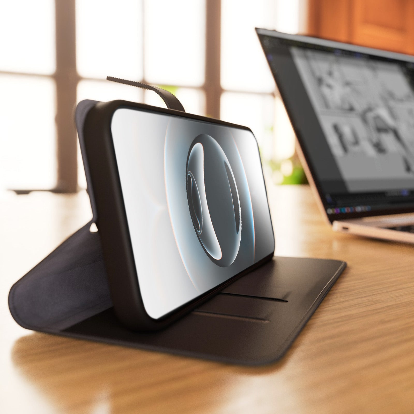 Custodia Wallet Stand per iPhone 17e/16e