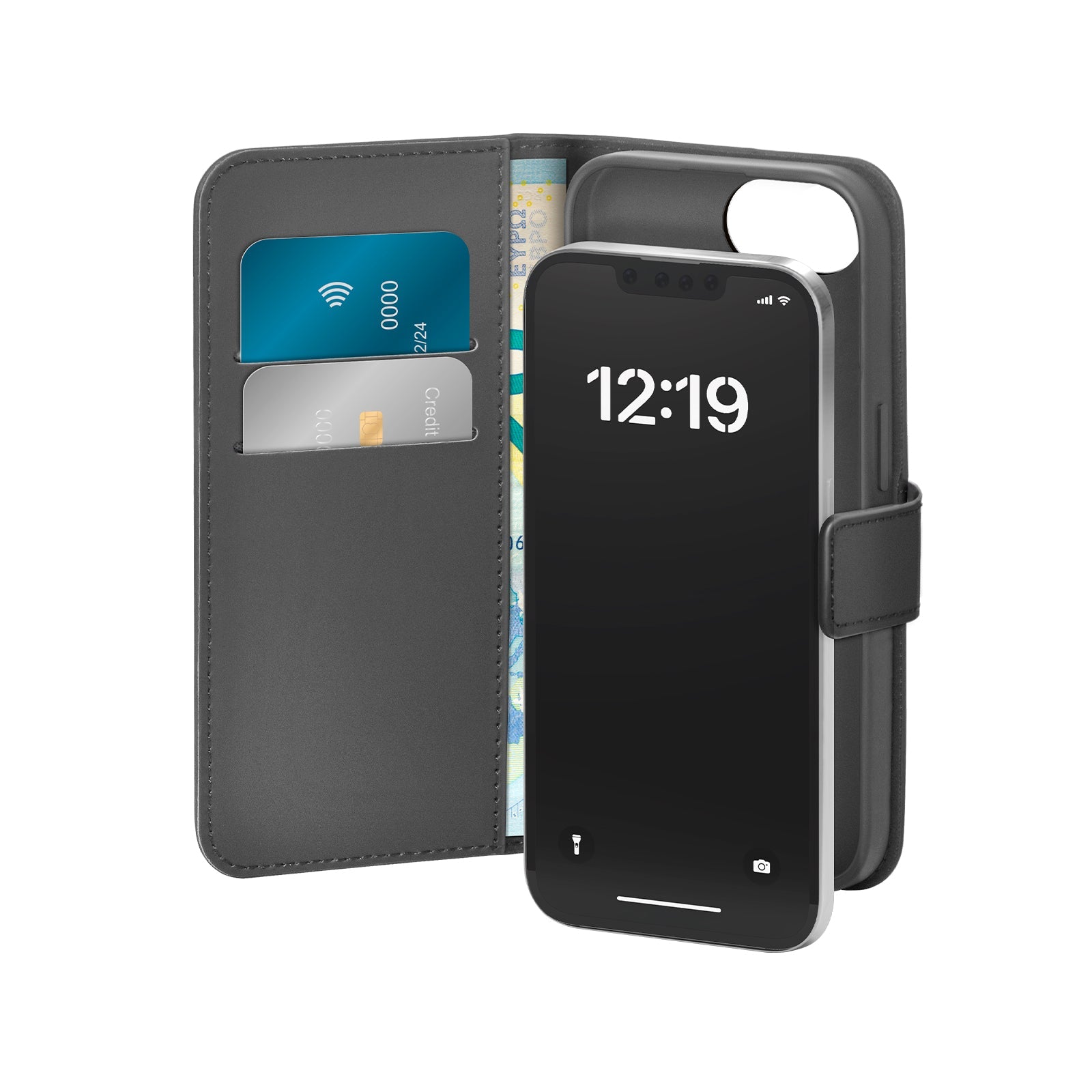 Custodia Wallet Stand per iPhone 17e/16e