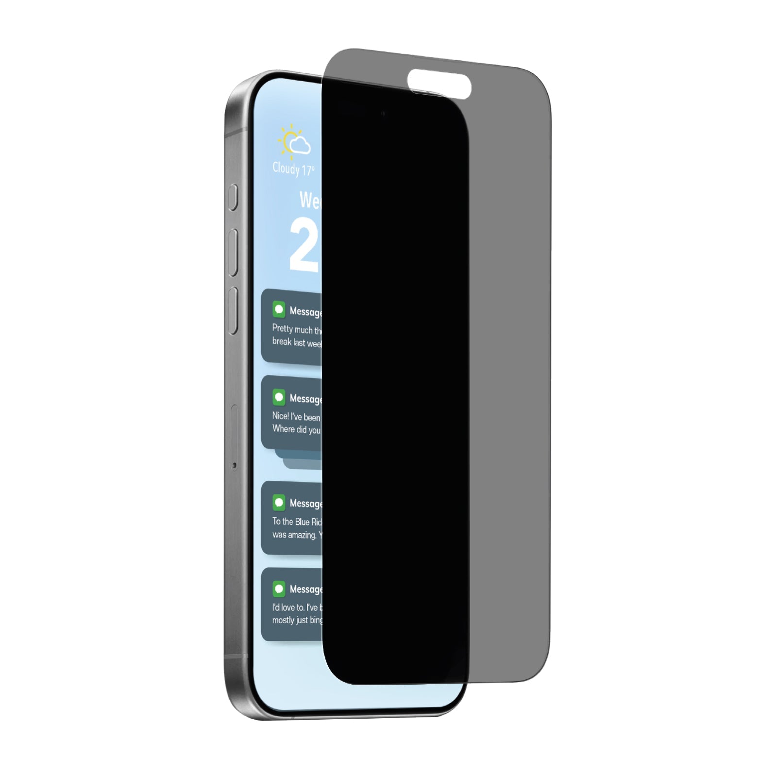 Vetro Temperato Privacy per iPhone 17/17 Pro/16